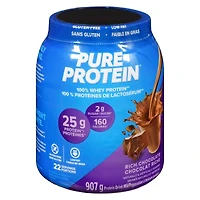 Pure Protein Powder, Rich Chocolate Whey Powder, Great for Shakes