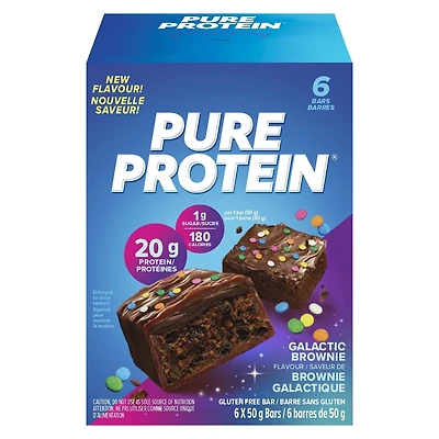 Barre de Brownie Galactique 6 Barres de 50 g