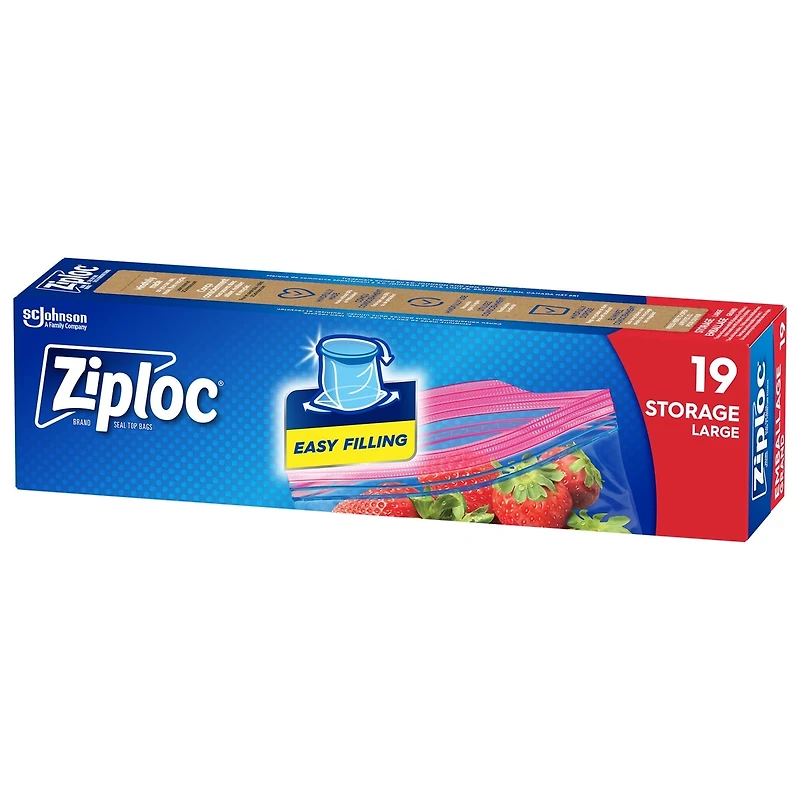 Sacs De Marque Ziploc® Grip`N Seal SUSO Emballage Grand