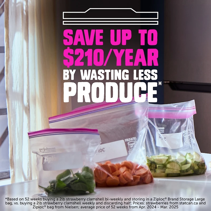 Sacs De Marque Ziploc® Grip`N Seal SUSO Emballage Grand