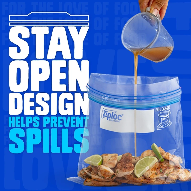 Sacs De Marque® Grip`N Seal SUSO Congélation Grand