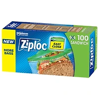 Ziploc® Brand Bags Easy Guide Sandwich 100ct