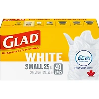 Bags White Small 25 L