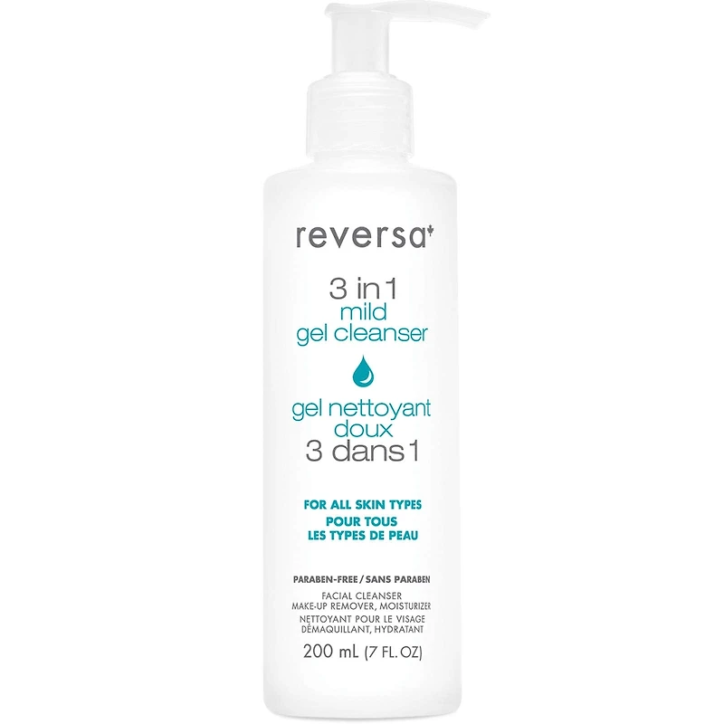 Gel nettoyant doux 3 dans 1