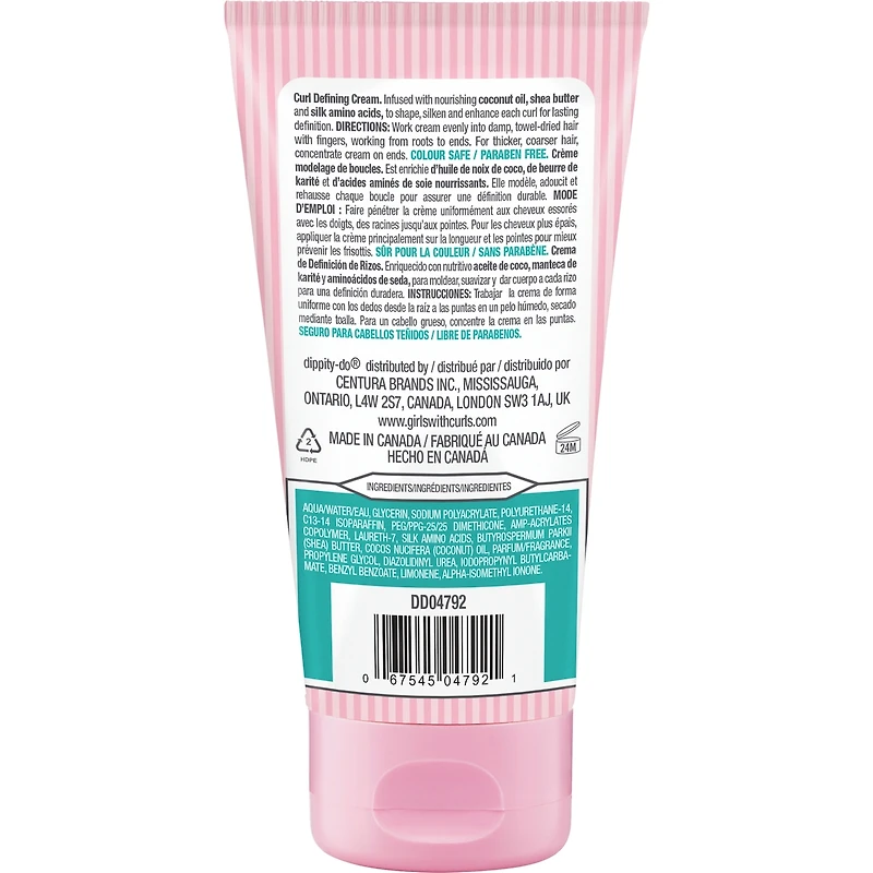 Crème modelage de boucles