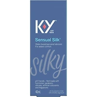K-Y SENSUAL SILK Personal Liquid Lubricant