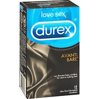 Durex Condoms Avanti Bare, Ultra fine lubrifiés