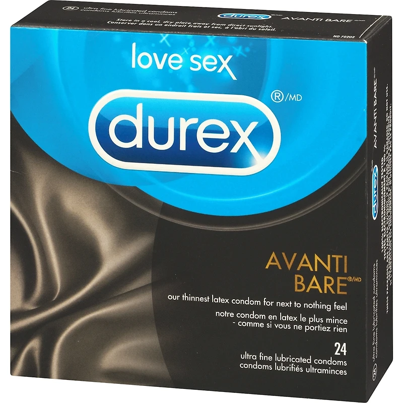 Condoms Durex Avanti Bare ultraminces