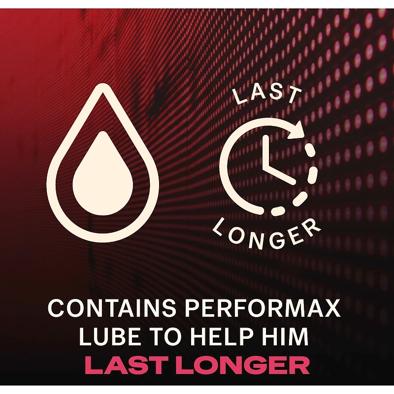 Durex Mutual Climax Condoms, Ribbed and Dotted with Delay Gel