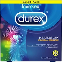 Paquet économique de condoms Durex Pleasure Mix