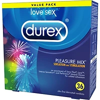 Paquet économique de condoms Durex Pleasure Mix