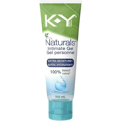 Lubrifiant personnel gel de K-Y Naturals Extra hydratant+