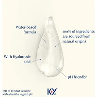 Lubrifiant personnel gel de K-Y Naturals Extra hydratant+