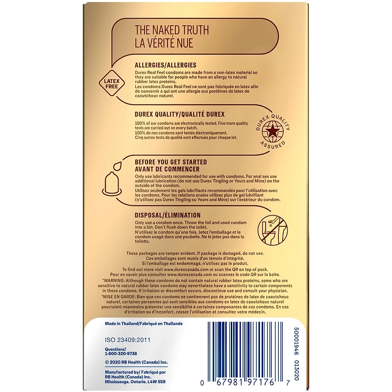Durex Real Feel Latex Free Condoms