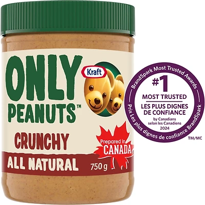 Only Peanuts All Natural Crunchy Peanut Butter