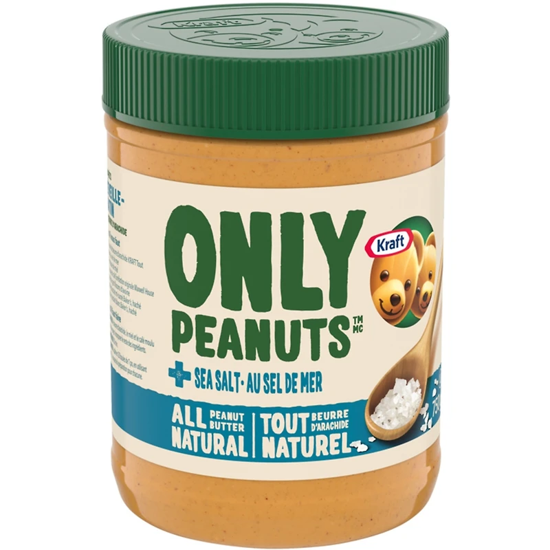 Only Peanuts All Natural Peanut Butter With Sea Salt