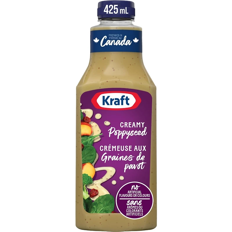 Vinaigrette crémeuse aux graines de pavot