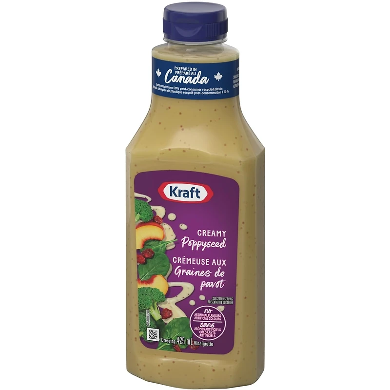 Vinaigrette crémeuse aux graines de pavot