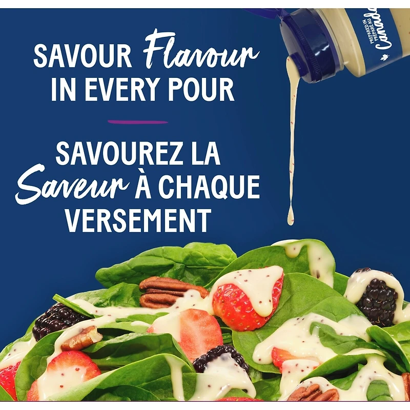 Vinaigrette crémeuse aux graines de pavot