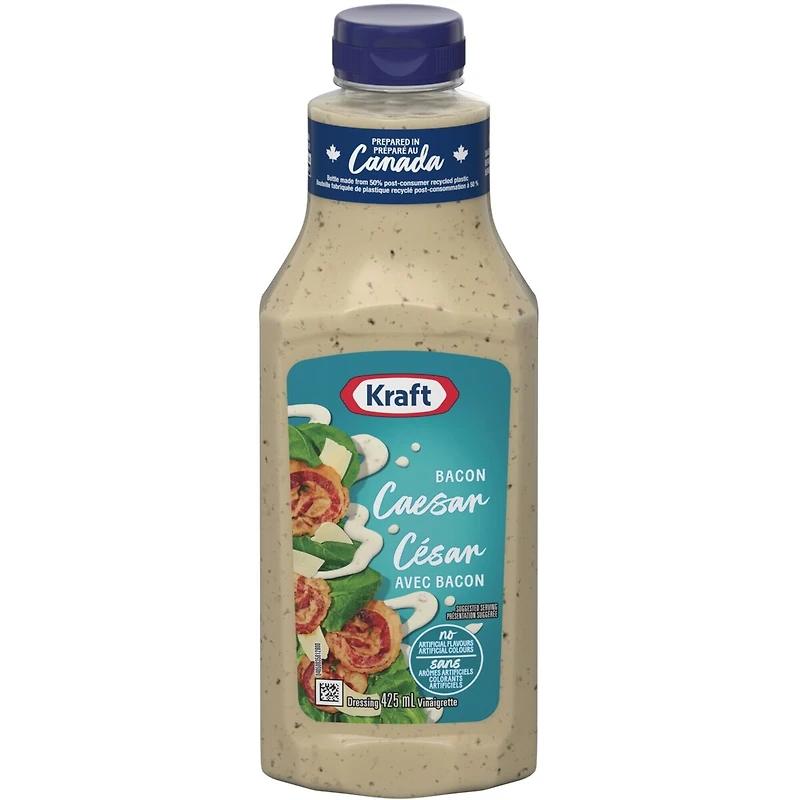 Vinaigrette césar avec bacon