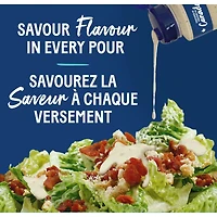 Vinaigrette césar avec bacon