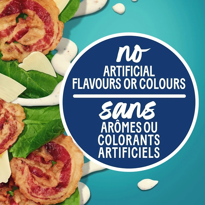 Vinaigrette césar avec bacon