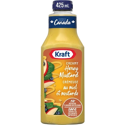 Vinaigrette crémeuse au miel et moutarde