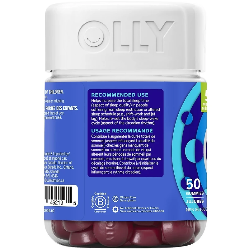 Vit OLLY EXTRA
-FORT SOMMEIL