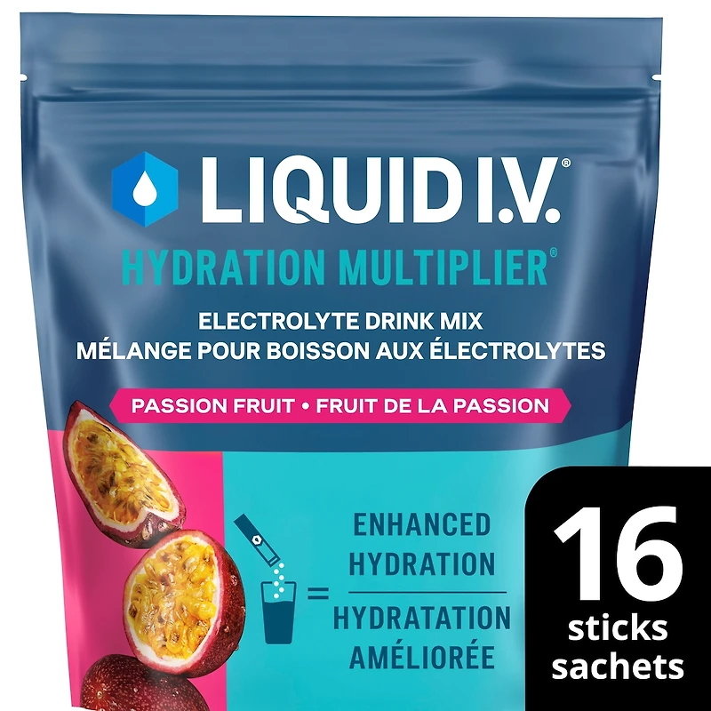 Liquid IV Electrolyte Drink Mix Passion Fruit CT
