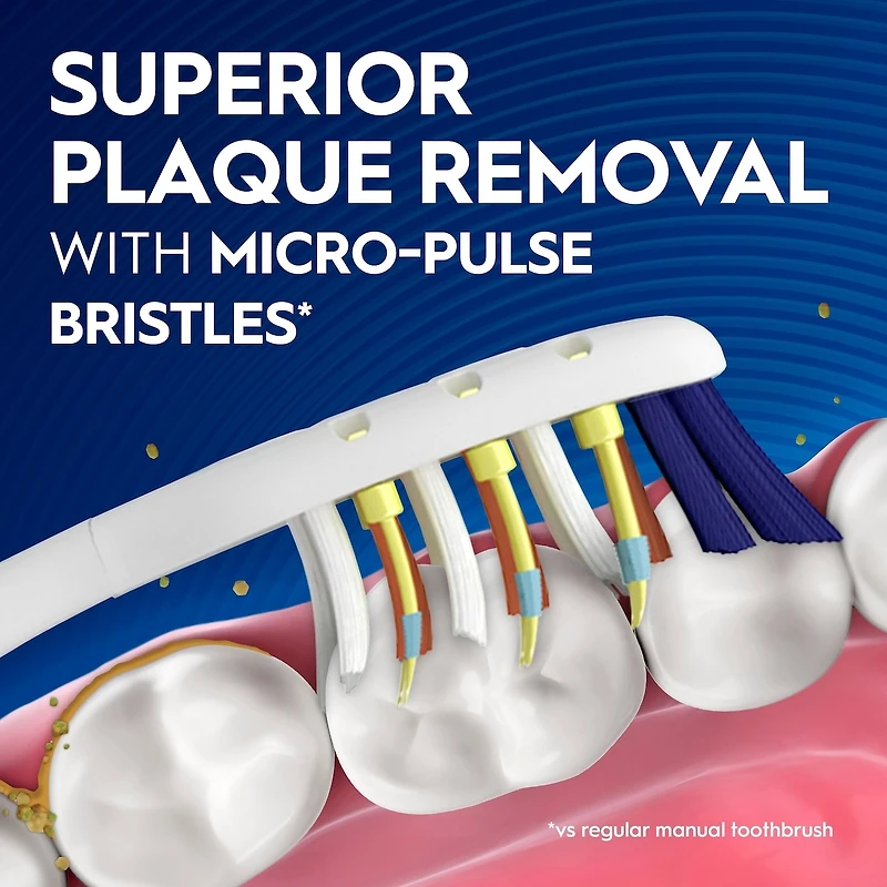 Oral-B Pulsar Pro-Health Battery Powered Toothbrush, Soft, 2 Count