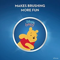 Trousse de dentifrice d’apprentissage sans fluorure mettant en vedette Winnie l’Ourson de Disney, Gel doux à la fraise et 1 brosse à dents