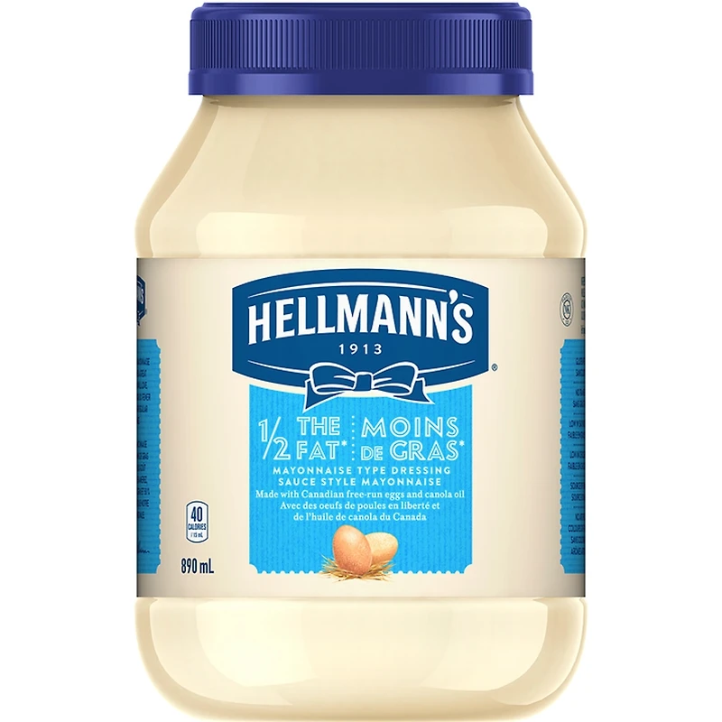 Sauce style mayonnaise légère, ½ moins de gras