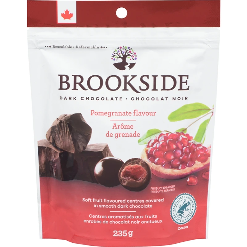 BrooksideChocolat Noir Arôme de Grenade 235 g