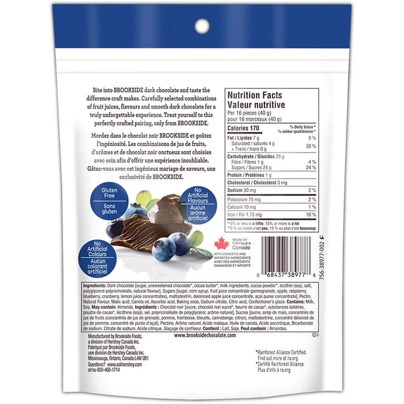 Dark Chocolate  Acai & Blueberry