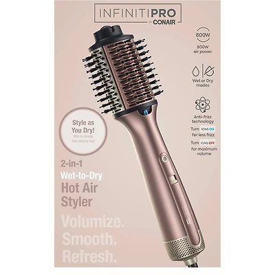 InfinitiPRO by Conair® 2-in-1 Wet-to-Dry Hot Air Styler