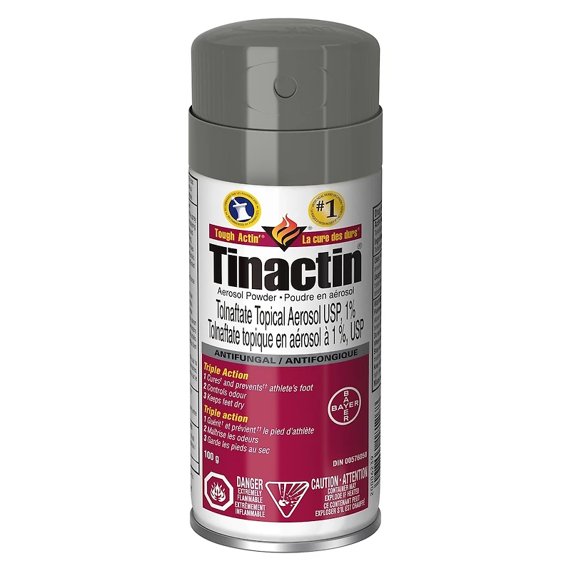 Tinactin Aerosol Powder, Antifungal treatment, 100 g