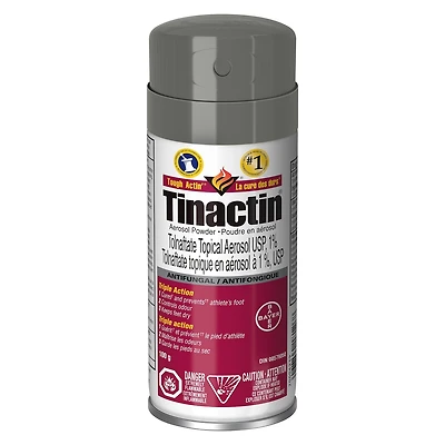 Tinactin Aerosol Powder, Antifungal treatment, 100 g