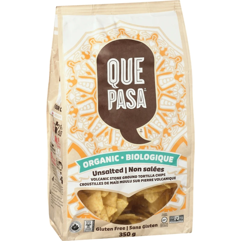 Volcanic Stone Ground Tortilla Chips Organic Unsalted