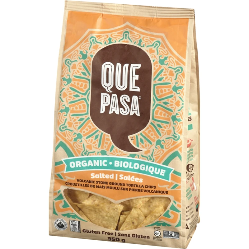 Volcanic Stone Ground Tortilla Chips Organic Salted