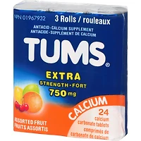 TUMS ES ROLLS FRUIT