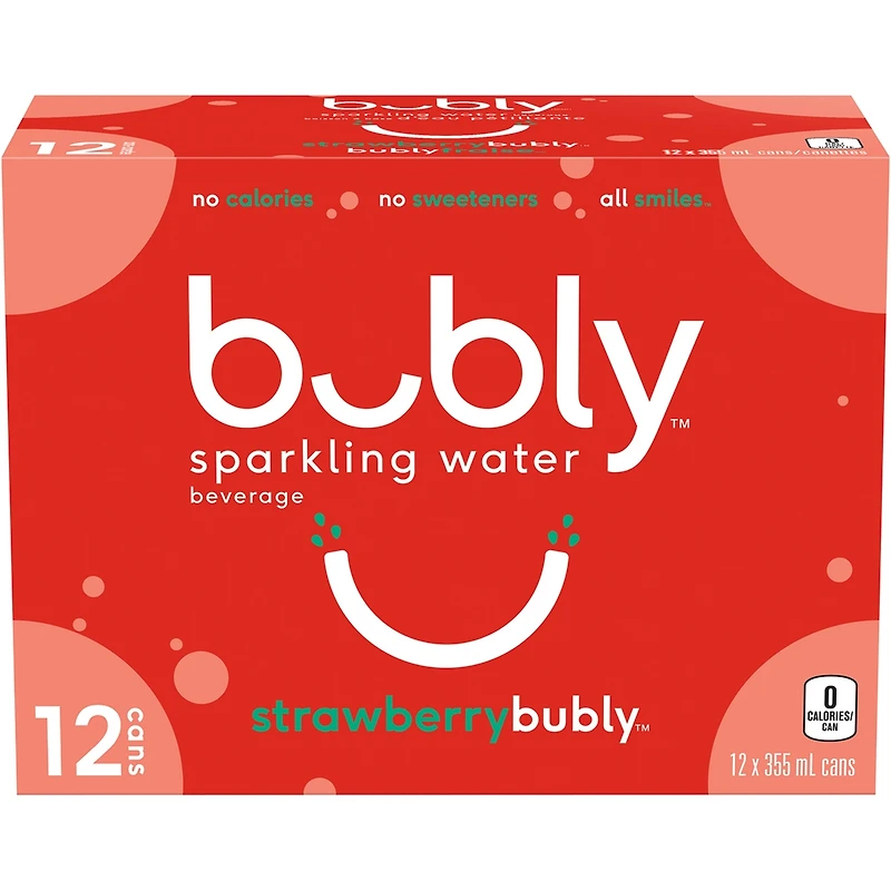 Bubly eau pétillante fraise