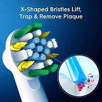 FlossAction Electric Toothbrush Replacement Brush Heads