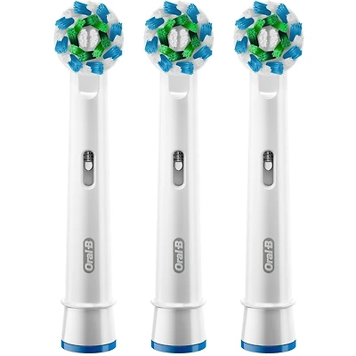 Oral-B CrossAction Electric Toothbrush Replacement Brush Heads, 3 Count