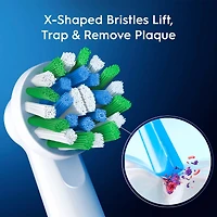 Oral-B CrossAction Electric Toothbrush Replacement Brush Heads, 3 Count