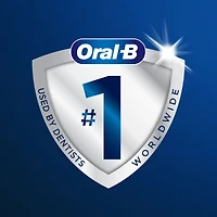 Oral-B CrossAction Electric Toothbrush Replacement Brush Head Refills, Black, 3 Count