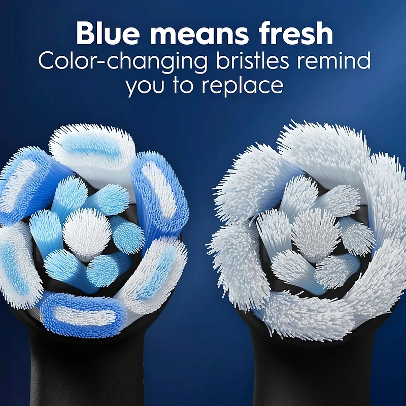 Oral-B iO Ultimate Clean Replacement Brush Heads, Black, 2 count