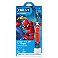 Kids Electric Toothbrush featuring Marvel's Spiderman, for Kids 3+