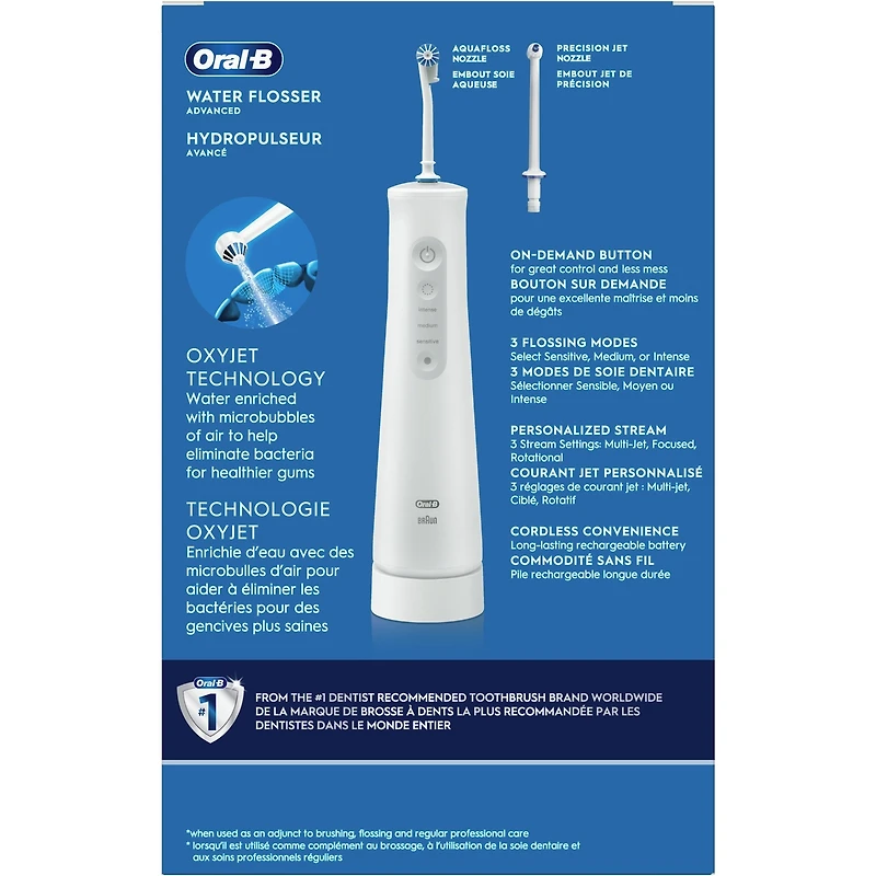 Oral-B – Hydropulseur électrique avancé – 1 unité