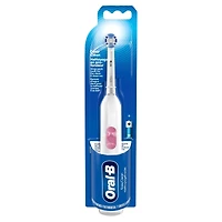 Oral-B Revolution Battery Toothbrush with 1 Brush Head, White, Batteries Included