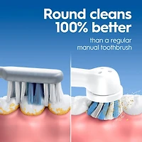 Oral-B Revolution Battery Toothbrush with 1 Brush Head, White, Batteries Included